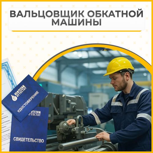 Получи удостоверение вальцовщика обкатной машины в Уфе
