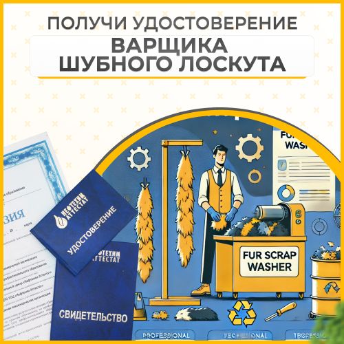 Получи удостоверение варщика шубного лоскута в Уфе
