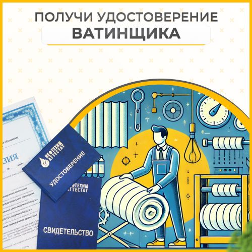 Получи удостоверение ватинщика в Уфе
