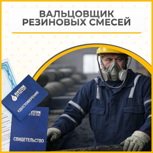 Получи удостоверение вальцовщика резиновых смесей в Уфе