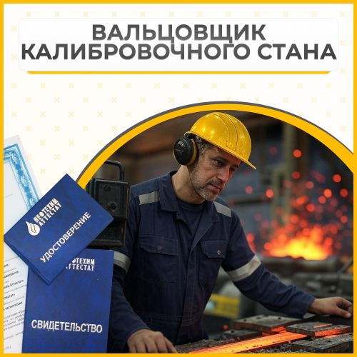 Получи удостоверение вальцовщика калибровочного стана в Уфе