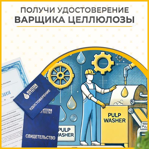 Получи удостоверение варщика целлюлозы в Уфе